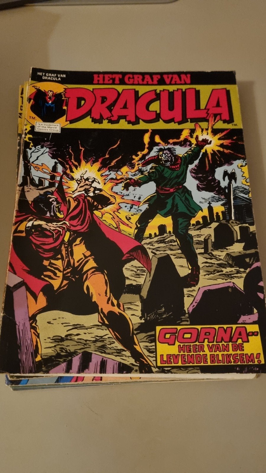 Het graf van Dracula gorna heer van levende bliksem, Eén stripboek, Ophalen of Verzenden, Zo goed als nieuw