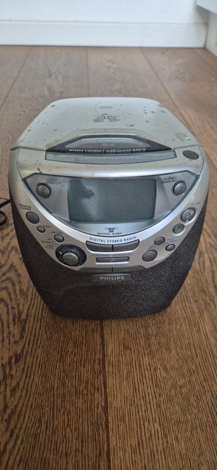 Philips AJ3965 Compact Disc Klokradio - Digitale Stereo, Ophalen of Verzenden, Gebruikt, Radio, Met cd-speler