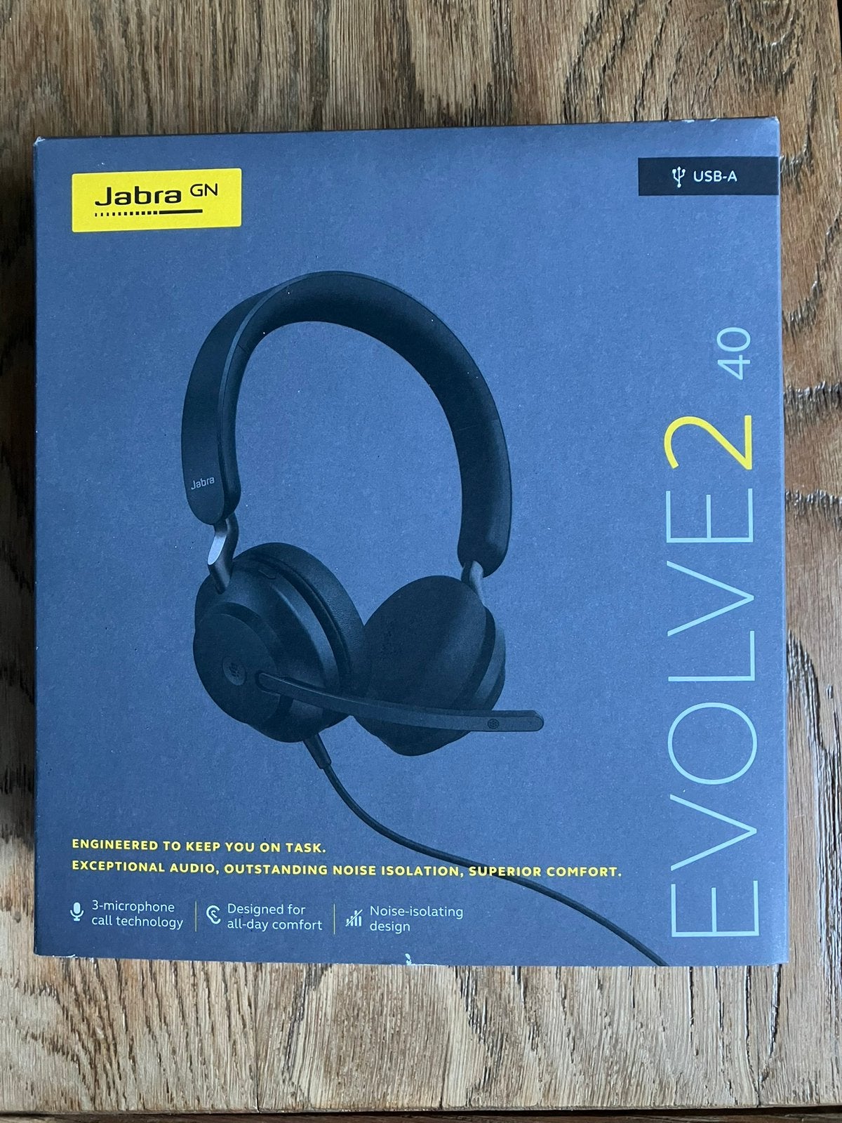 Jabra Evolve2 40 MS Stereo Headset - Nieuwstaat