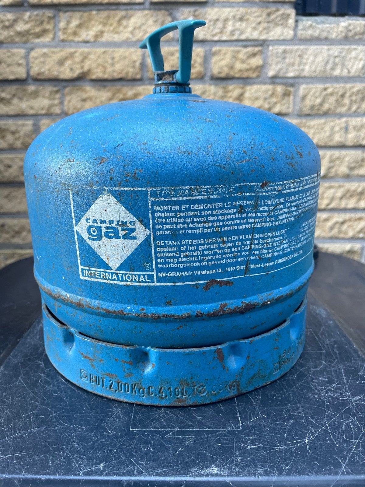 Lege Campingaz gasfles (2 kg), Ophalen of Verzenden, Gebruikt