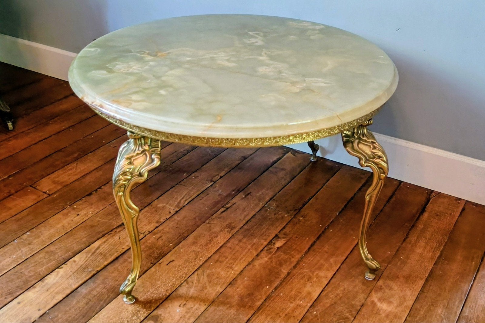 Vintage Onyx Marmeren Salontafel Jaren '60-'70, Ophalen