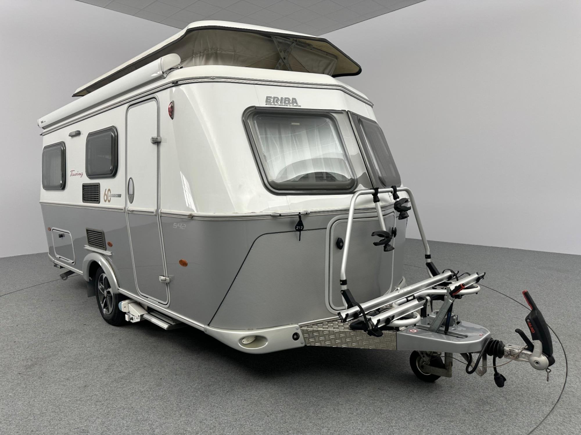 Eriba Touring Troll 542 60 Edition Enkele bedden Mover, Bedrijf, Eriba, Overige, 2 aparte bedden