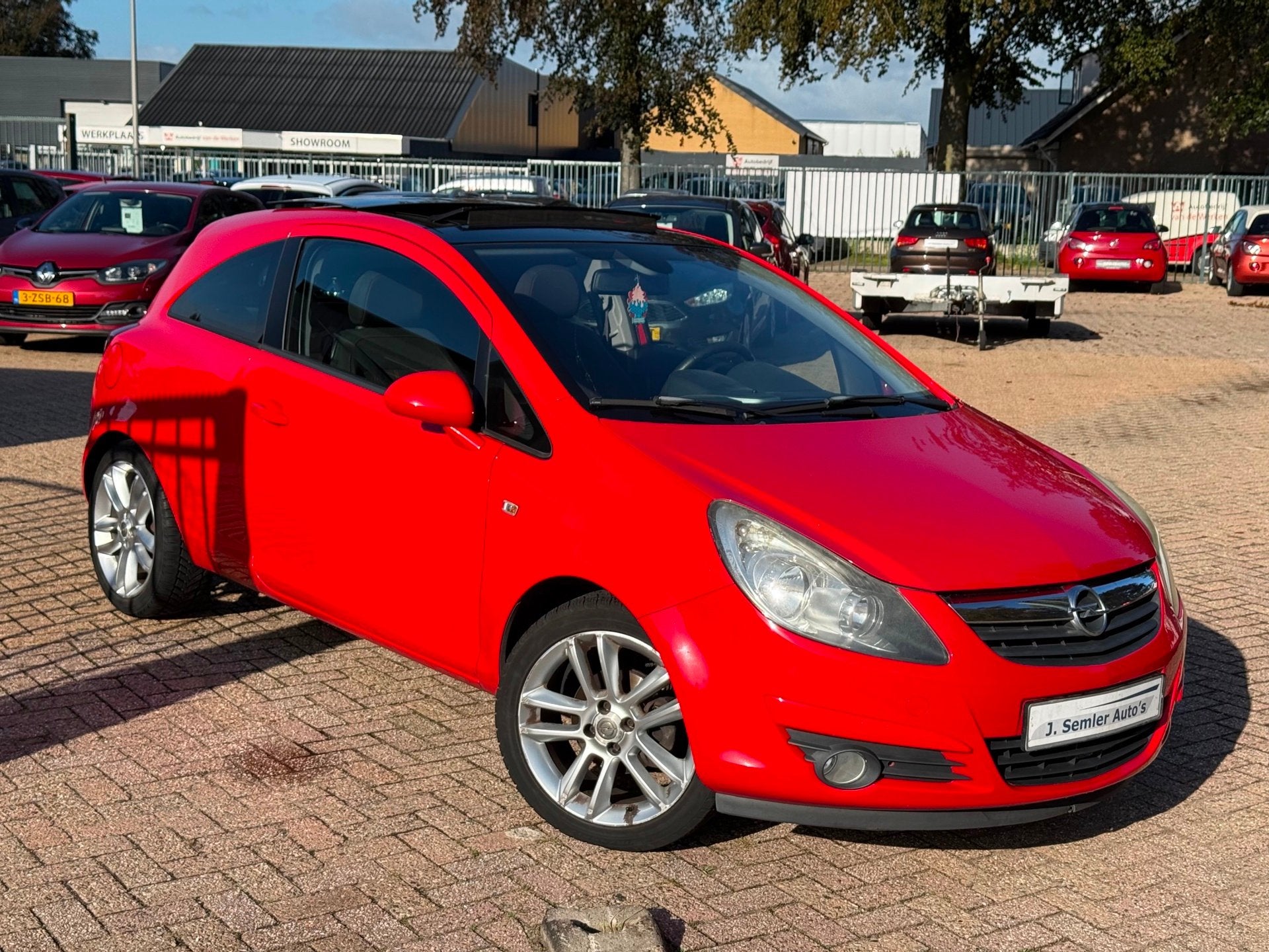 Opel Corsa 1.4-16V PANO DAK CRUISE CTRL AIRCO APK 10-2027, Voorwielaandrijving, Gebruikt, 4 cilinders, Bedrijf
