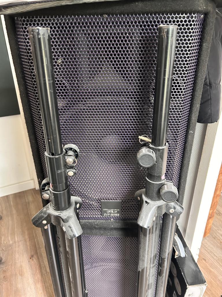 Wharfedale Pro EVP SERIES Luidspreker met statieven, Ophalen of Verzenden, Gebruikt