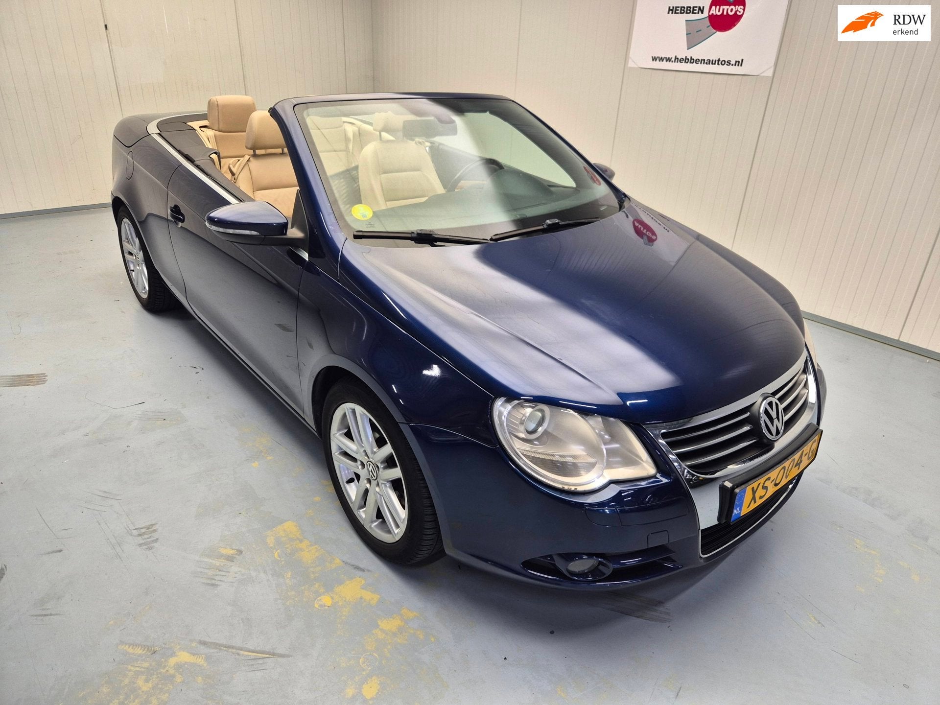 Volkswagen Eos 2.0 T-FSI Navi leer Cruise Control Alu Electr, Gebruikt, 4 cilinders, Leder, Bedrijf