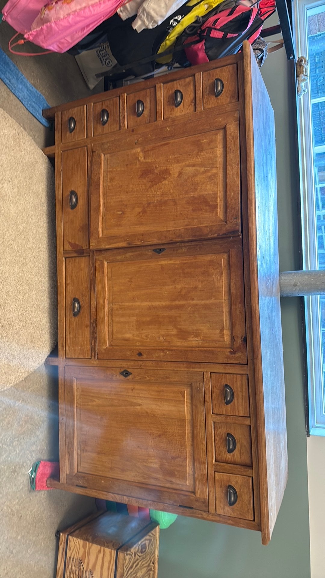 Houten kast, Ophalen, Gebruikt