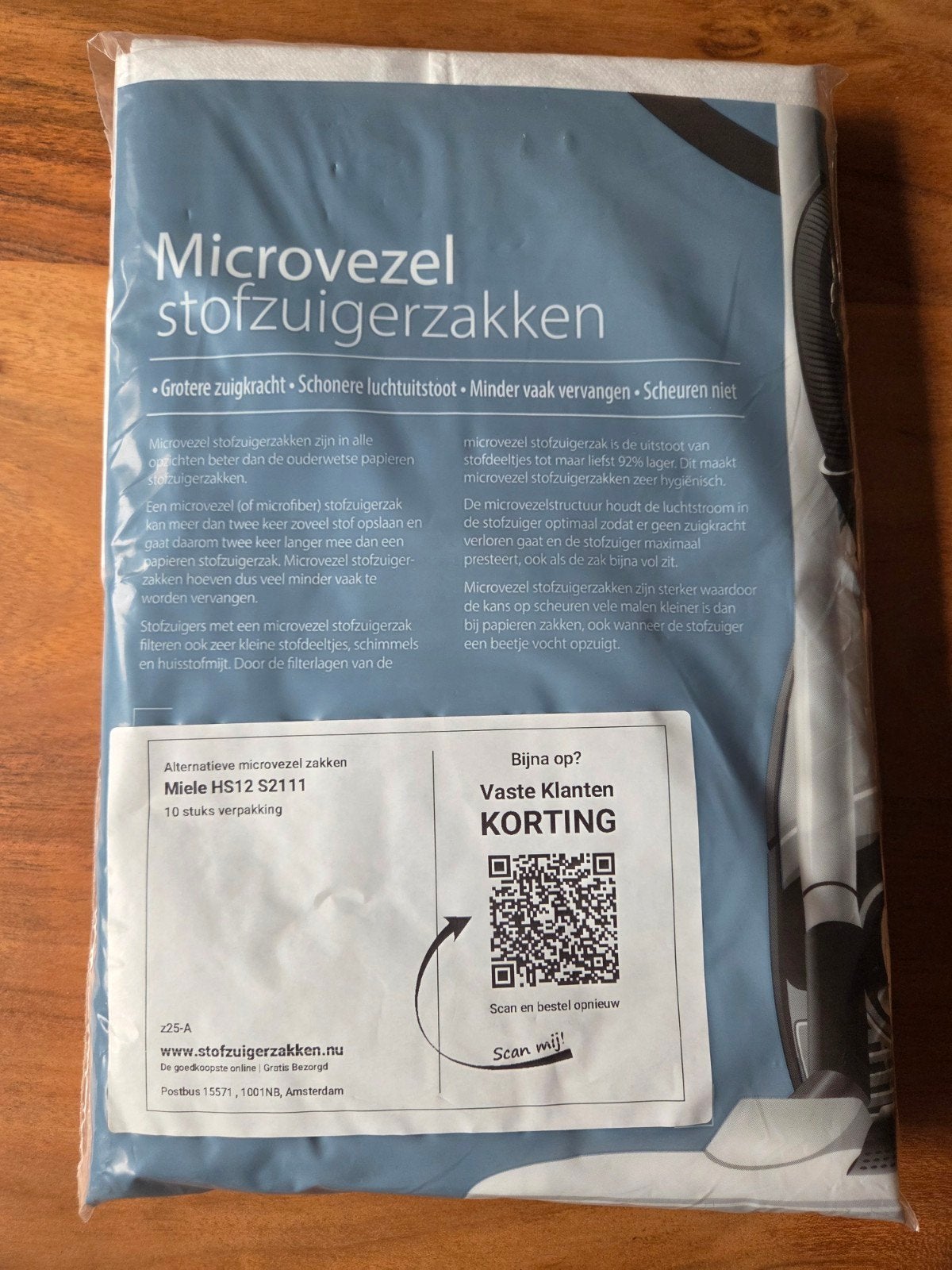Microvezel zakken Miele HS12 S2111, Ophalen of Verzenden, Nieuw