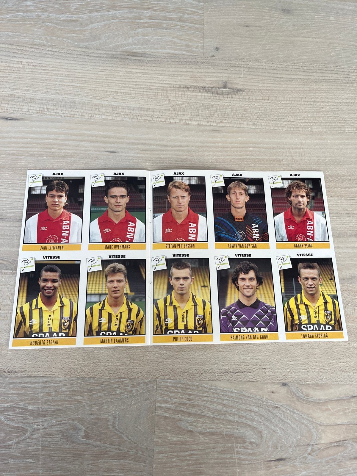 Voetbal '94 stickers, Ophalen of Verzenden, Zo goed als nieuw, Ajax, Poster, Plaatje of Sticker