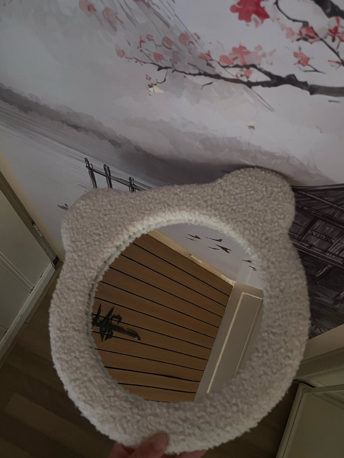 Leuke teddy spiegel in de vorm van een beertje, Minder dan 50 cm, Ophalen of Verzenden, Zo goed als nieuw, Minder dan 100 cm
