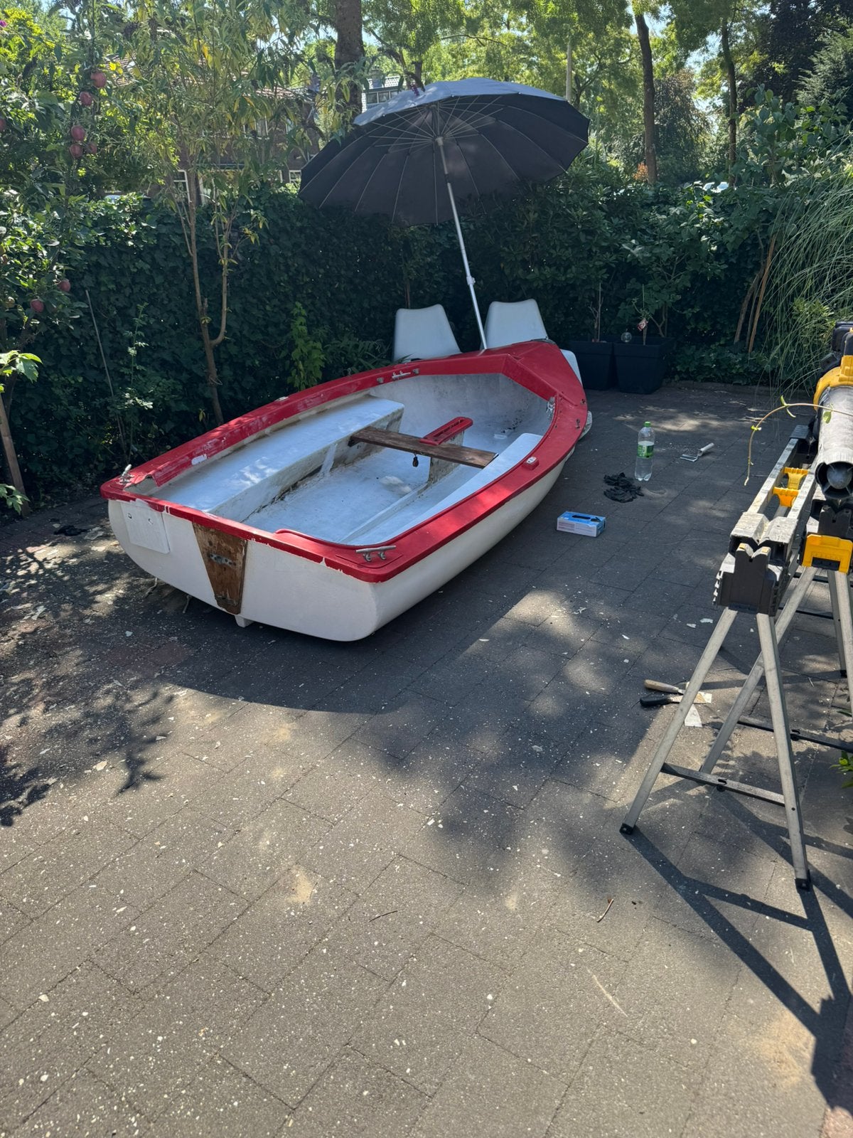 Boot  / sloep / visboot, Ophalen, Zo goed als nieuw, Minder dan 15 m²