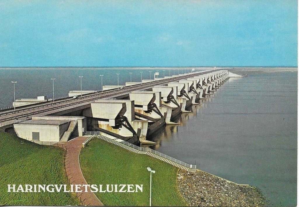 Zeeland- -Haringvlietsluizen., Ophalen of Verzenden, 1980 tot heden, Gelopen, Zeeland