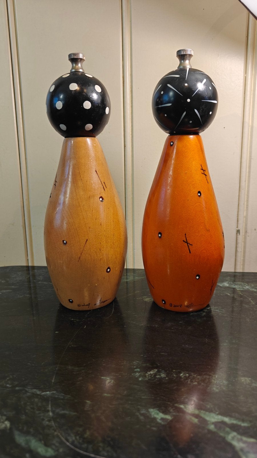 Unieke design William Bounds peper- en zoutmolens, gesignee, Ophalen of Verzenden
