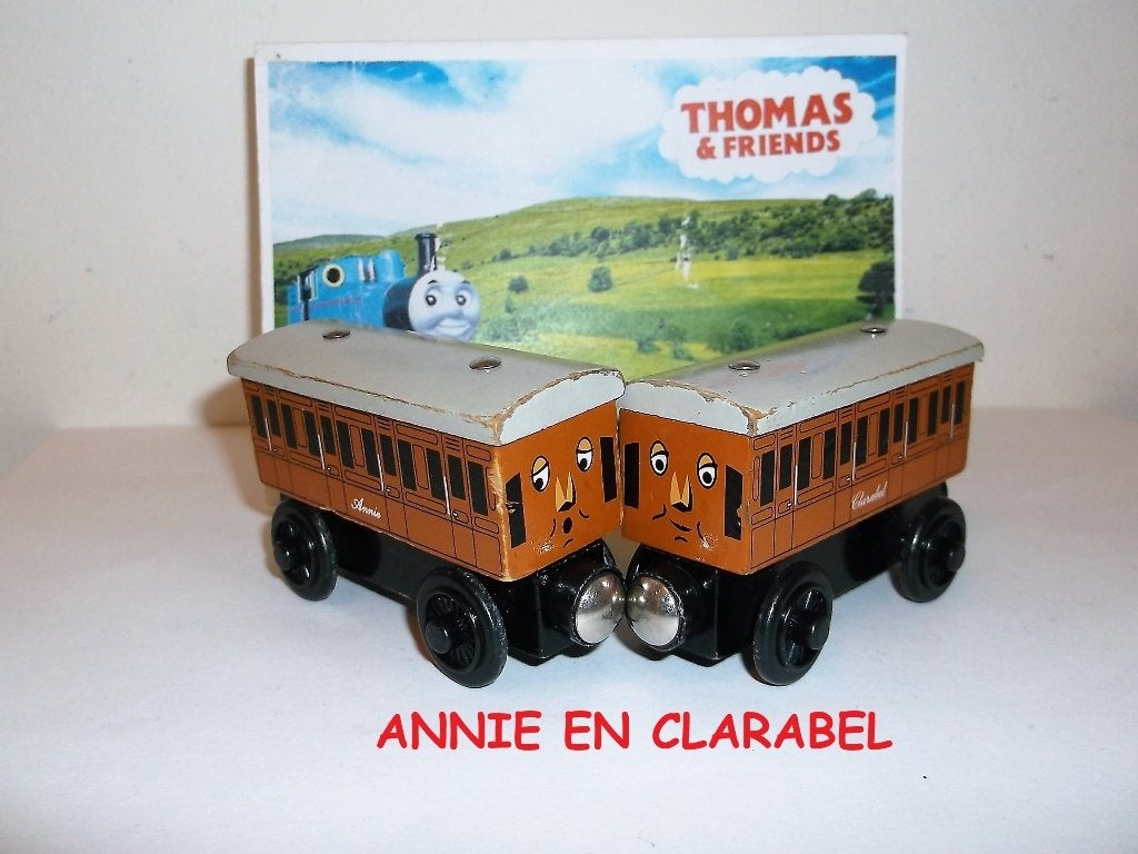 Houten Annie en Clarabel, Thomas de Trein Houten Series, Ophalen of Verzenden, Gebruikt