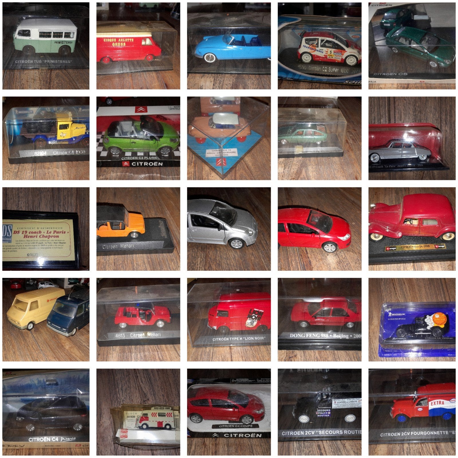 grote verzameling citroën modellen schaal 1/18 en kleiner, Ophalen, Auto