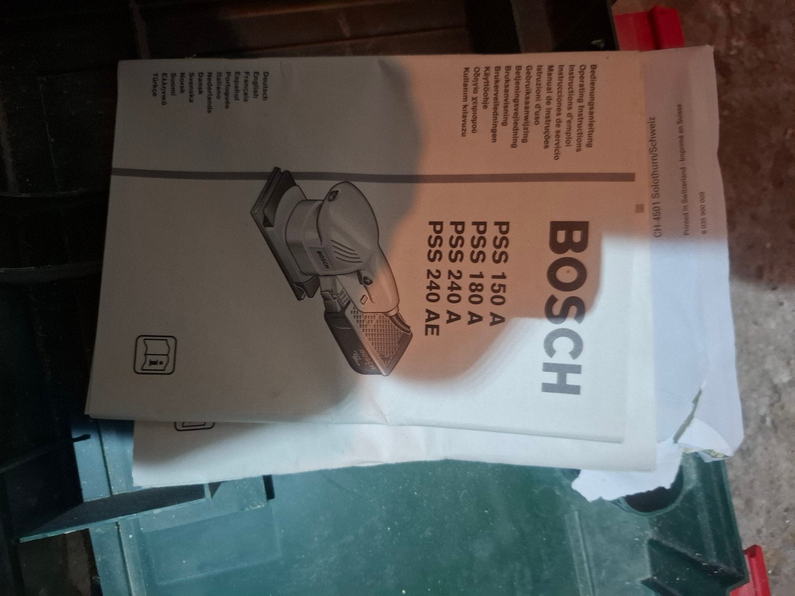 Bosch PSS 240 Vlakschuurmachine - Gebruikt, Ophalen of Verzenden