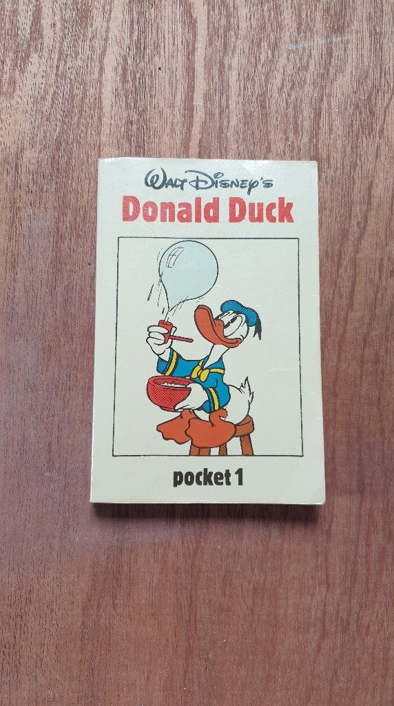 Walt Disney's Donald Duck Pocket 1 (1987), Verzamelen, Disney, Ophalen of Verzenden, Donald Duck, Gebruikt, Papier, Kaart of Schrift