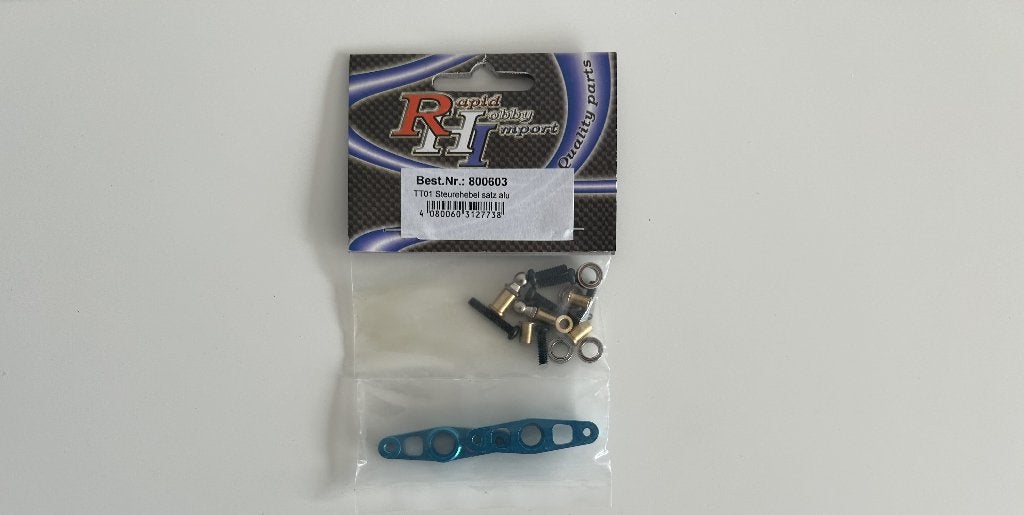 Tamiya TT-01 aluminium stuurhevelset 800603, Hobby en Vrije tijd, Modelbouw | Radiografisch | Auto's, Ophalen of Verzenden, Nieuw
