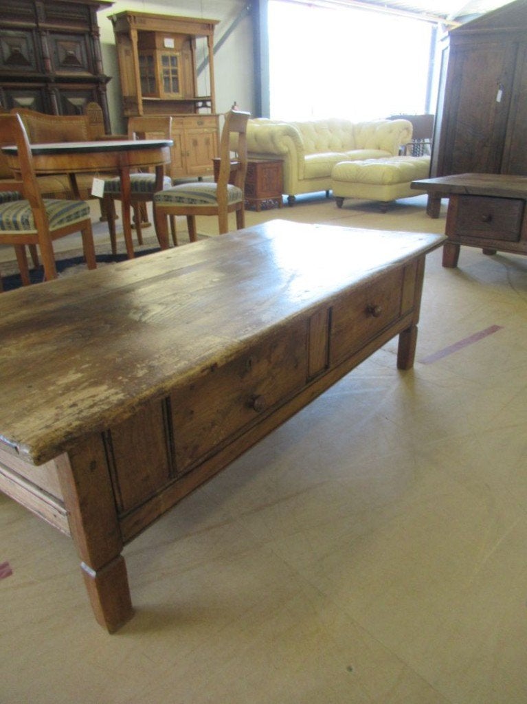 Oer 11853 grote antieke tafel, lengte is 225 cm, Ophalen