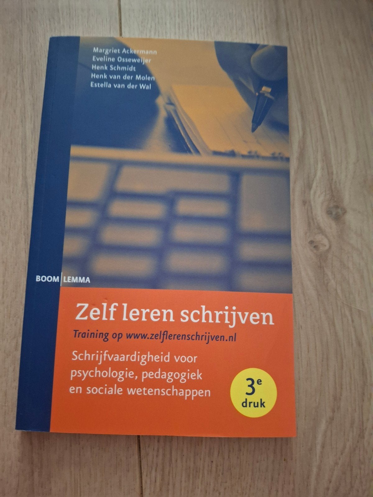 Zelf leren schrijven - Pabo, Margriet Ackermann, Eveline Osseweijer, Henk Schmidt,, Zo goed als nieuw, Gamma, HBO