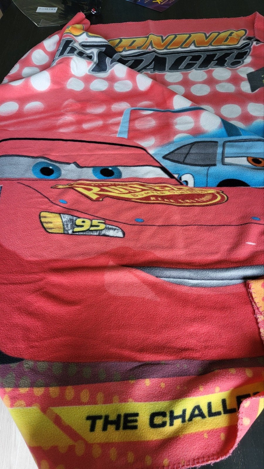 Cars fleece deken - Bliksem McQueen, Ophalen of Verzenden, Gebruikt