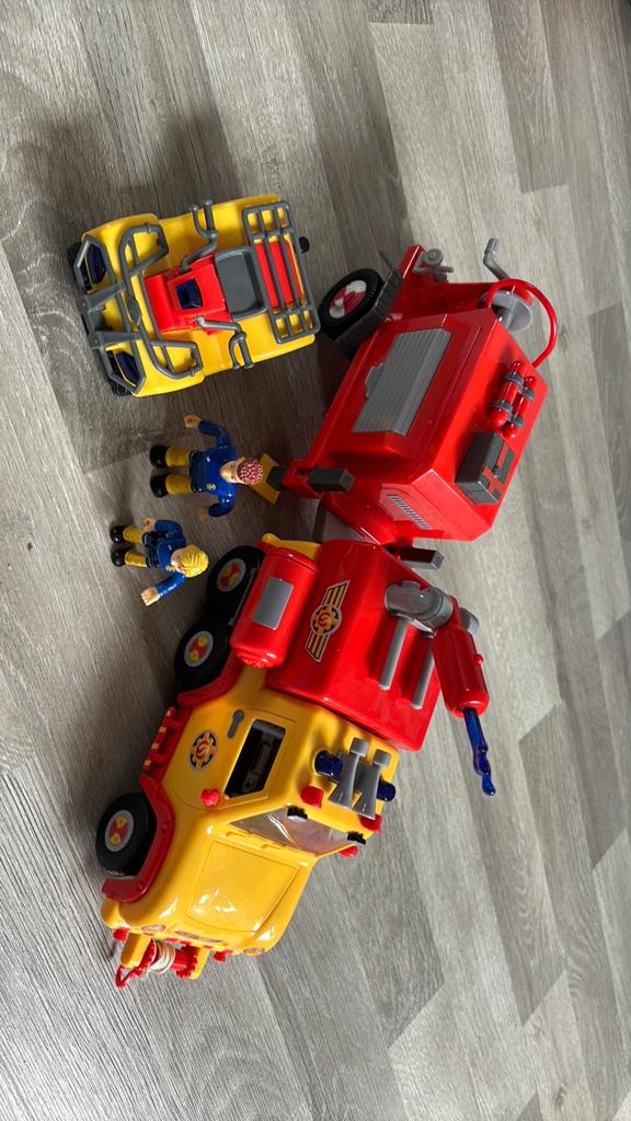 Brandweerman Sam venus met aanhanger en quad, Ophalen, Jongen of Meisje