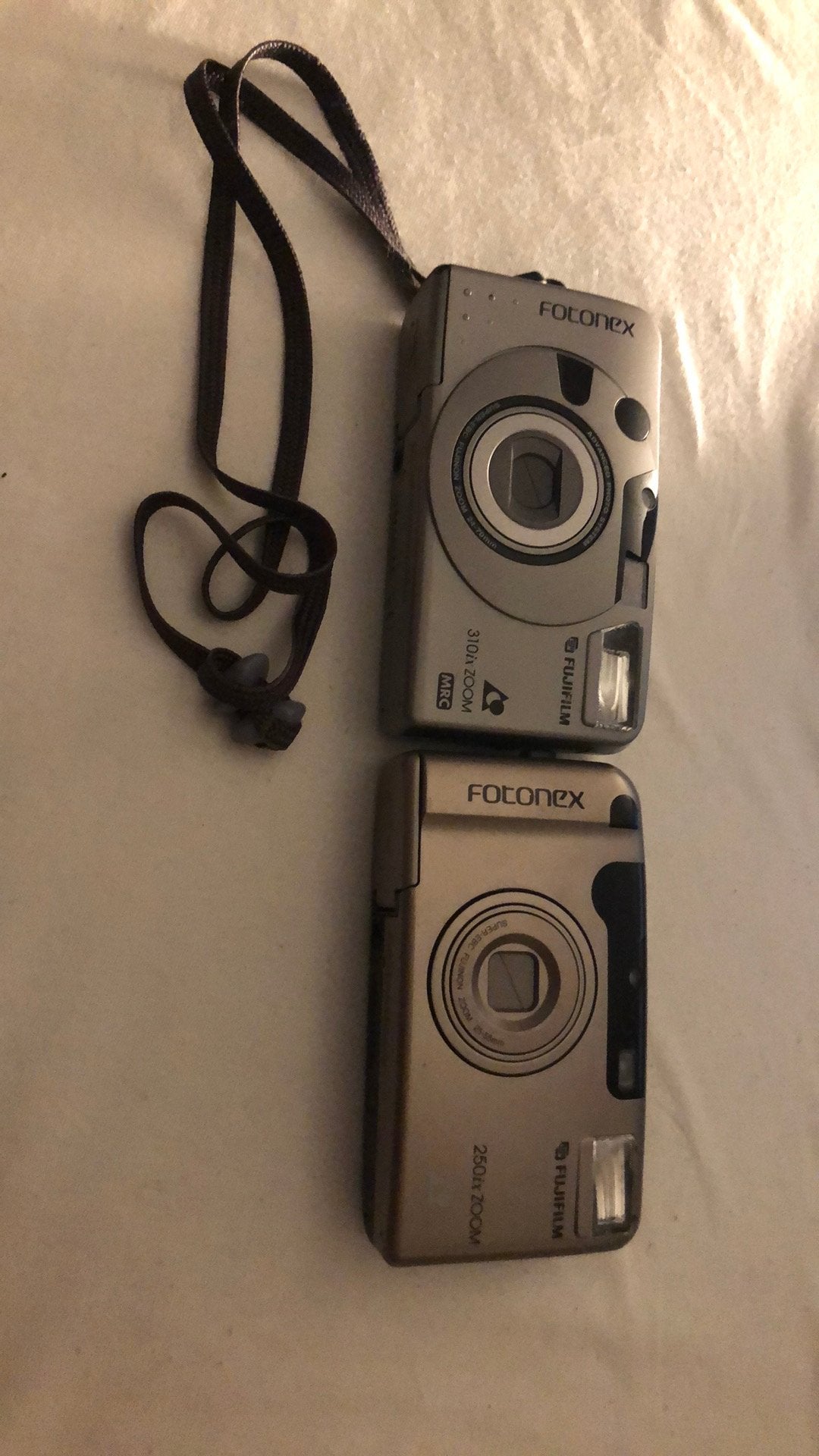 2x Fujifilm Fotonex camera’s 250ix zoom en 310ix zoom, Verzenden, Gebruikt, Compact, Fuji
