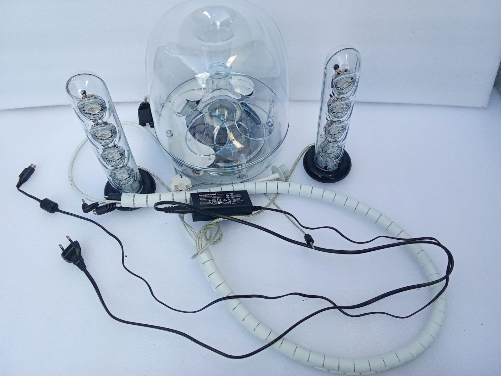 Harman Kardon SoundSticks III 2.1 Speakerset Transparant De, Audio, Tv en Foto, Gebruikt, Inclusief kabels, Verzenden, Speakerset