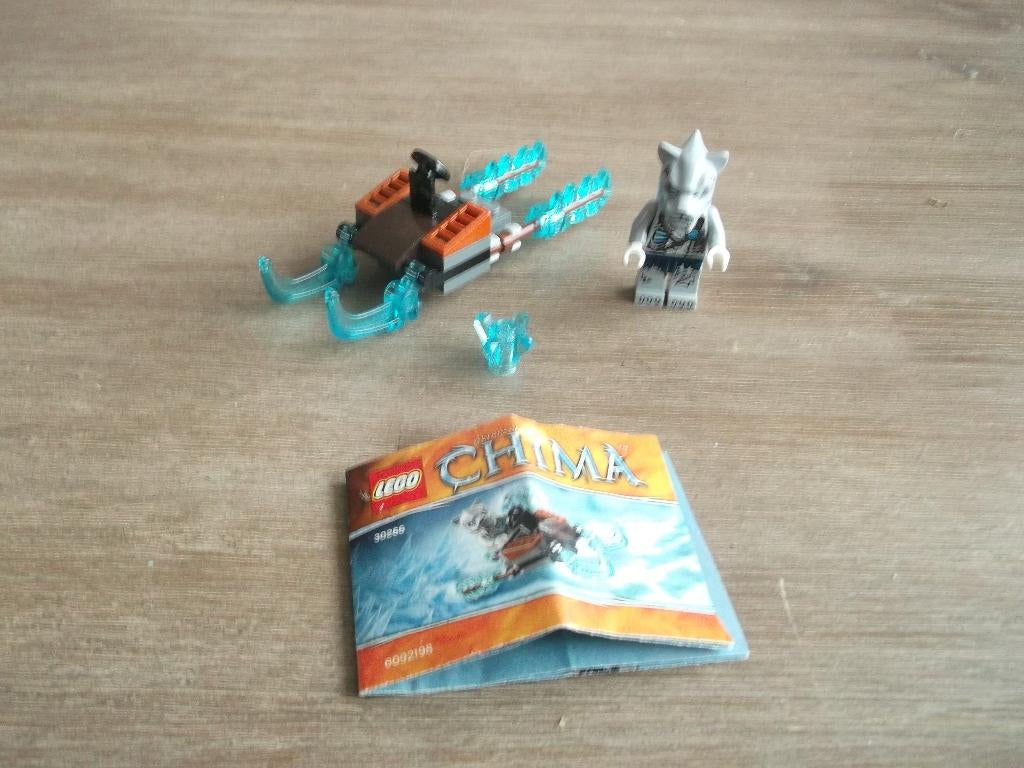 lego legends of chima 30266 sykor's Ice cruiser (2014), Ophalen of Verzenden, Gebruikt, Complete set, Lego