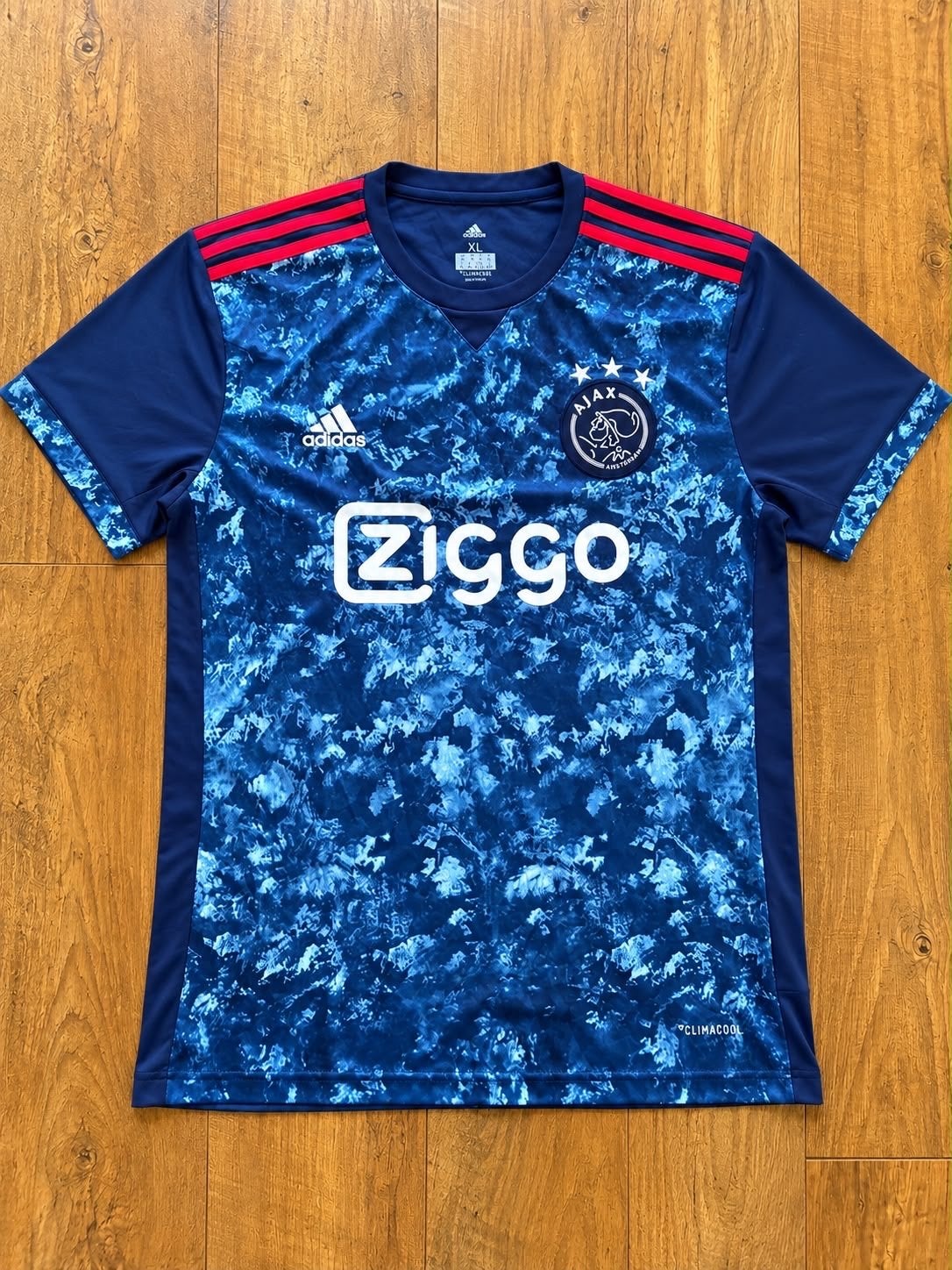 *NIEUW* Ajax Uitshirt 2020/2021 XL - Adidas Climacool, Kleding | Heren, Voetbal, Verzenden, Blauw, Maat 56/58 (XL)