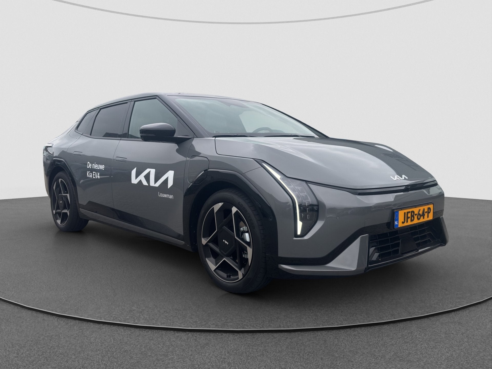 Kia EV4 Fastback GT-PlusLine 81.4 kWh | DEMO | Beschikbaar i, Auto's, Zwart, 612 km, Adaptive Cruise Control, Kia Top Selectie