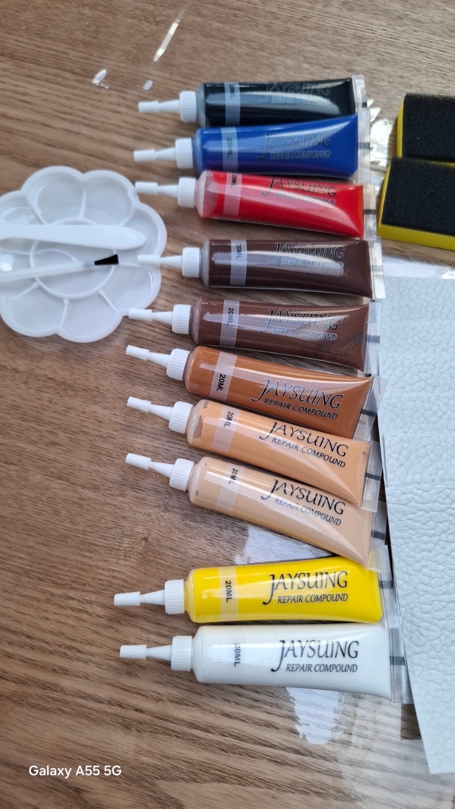 Leer repair verfset. Herstel beschadigd leer weer als nieuw, Ophalen of Verzenden, Nieuw