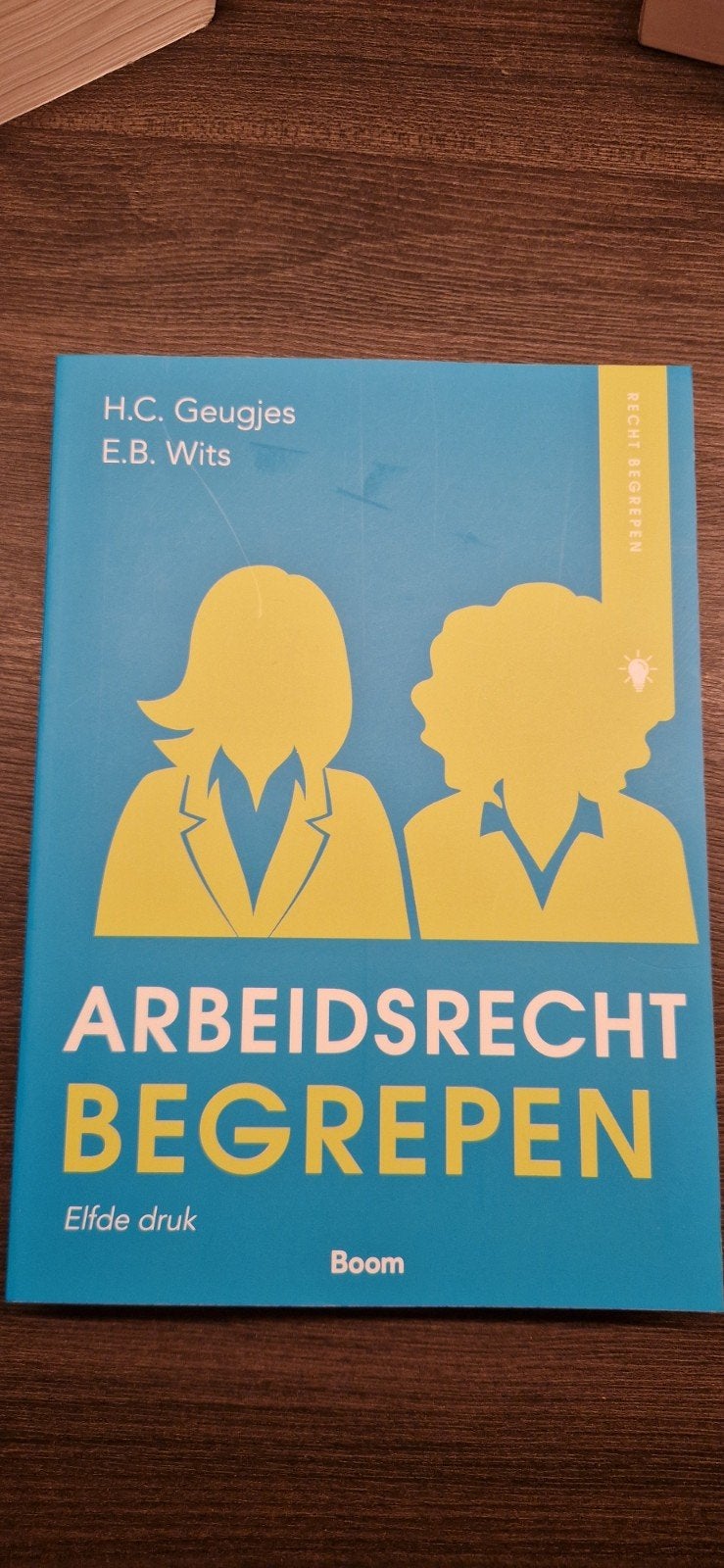 E.B. Wits - Arbeidsrecht begrepen, Ophalen, Zo goed als nieuw, E.B. Wits; H.C. Geugjes, Sociale wetenschap