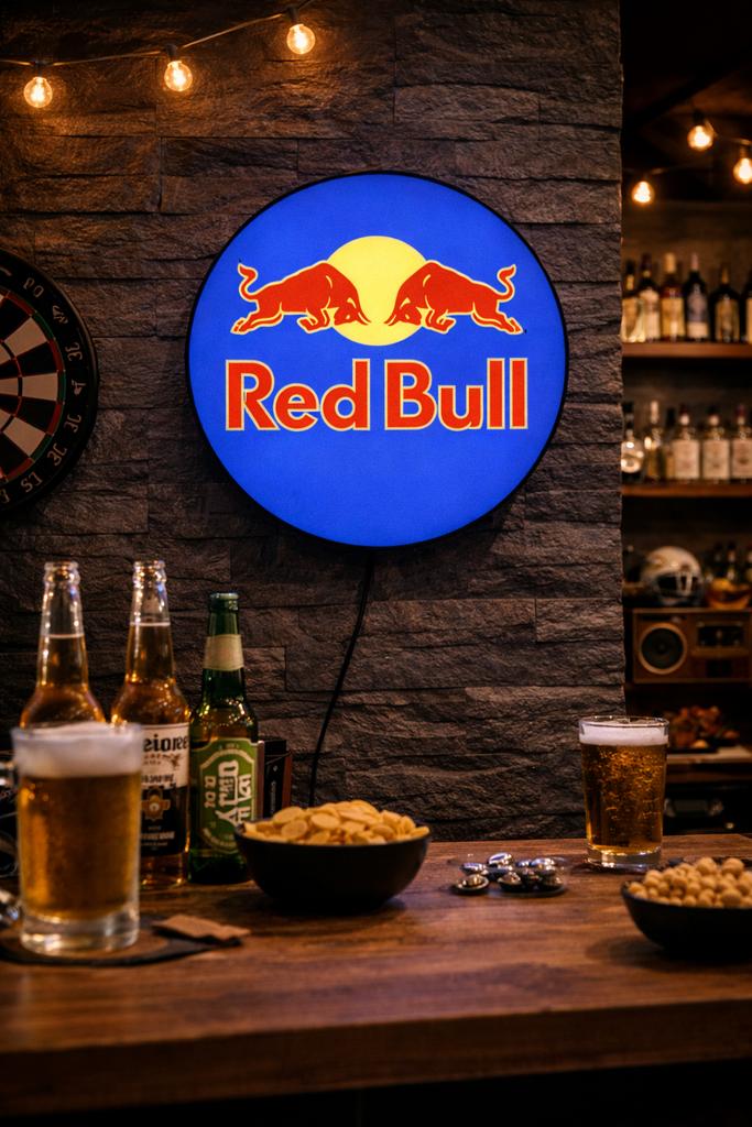 Red bull lamp led, Ophalen of Verzenden, Nieuw, Minder dan 50 cm