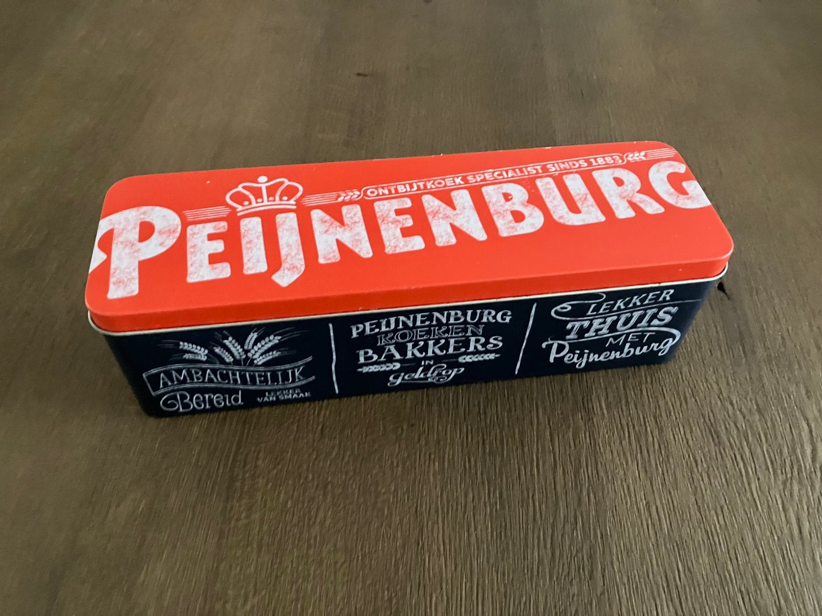 Peijnenburg koekblik, Ophalen of Verzenden, Zo goed als nieuw, Koek(jes), Overige merken