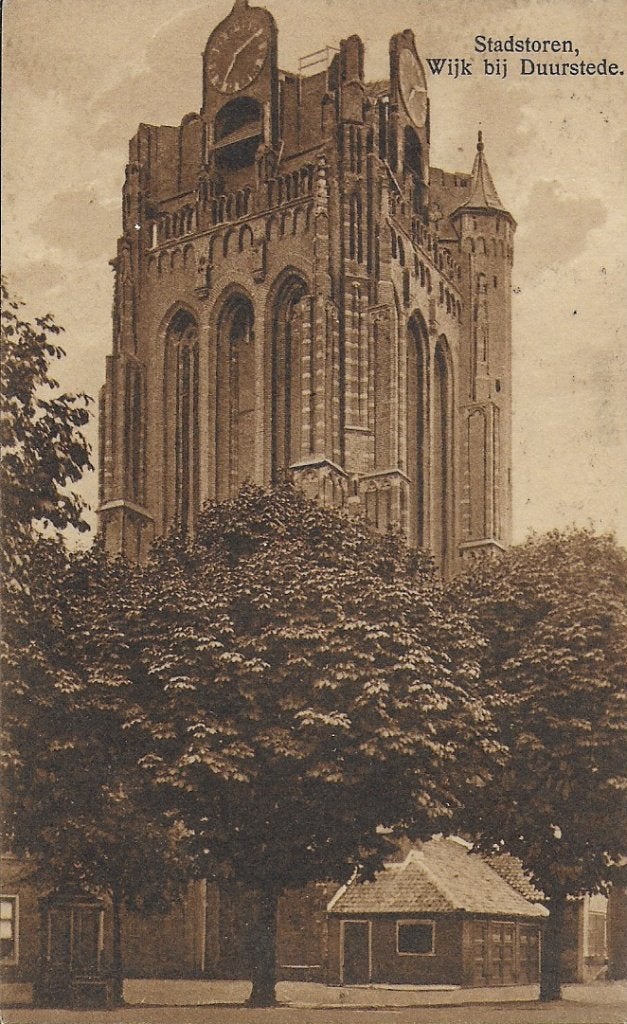Wijk bij Duurstede Stadstoren Oude Ansichtkaart ( 6614 ), Ophalen of Verzenden, 1940 tot 1960, Ongelopen, Utrecht