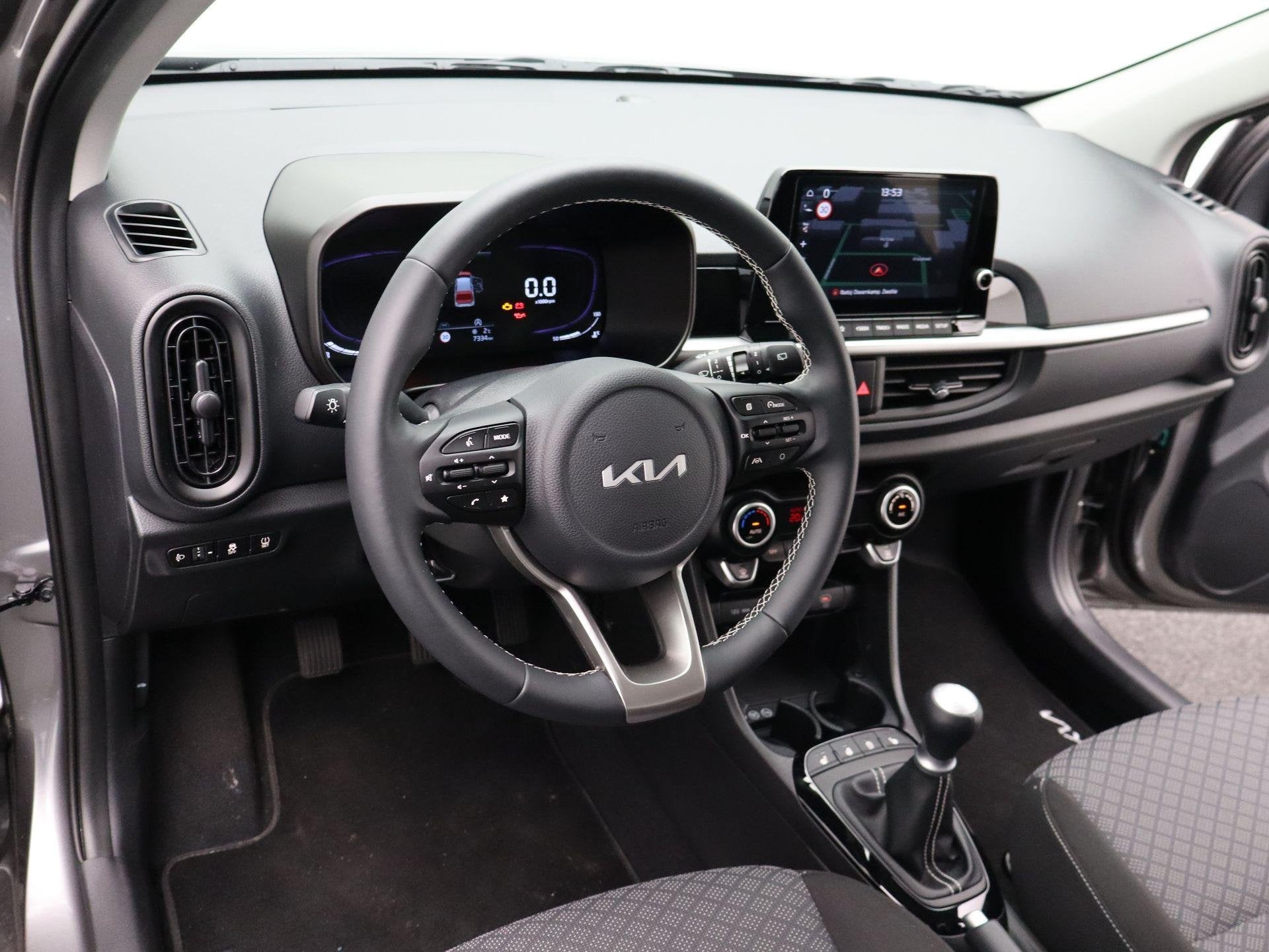 Kia Picanto 1.0 DPI ExecutiveLine Keyless | Stoelverwarming, Auto's, 12 maanden, Stof, 63 pk, 4 stoelen