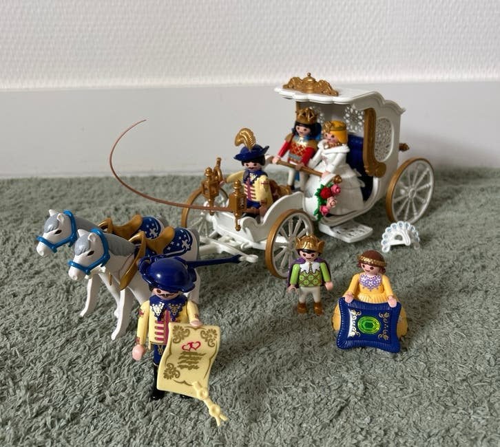 Playmobil Koninklijke Koets 4258 met figuren, Kinderen en Baby's, Complete set, Voertuig, Ophalen of Verzenden, Zo goed als nieuw