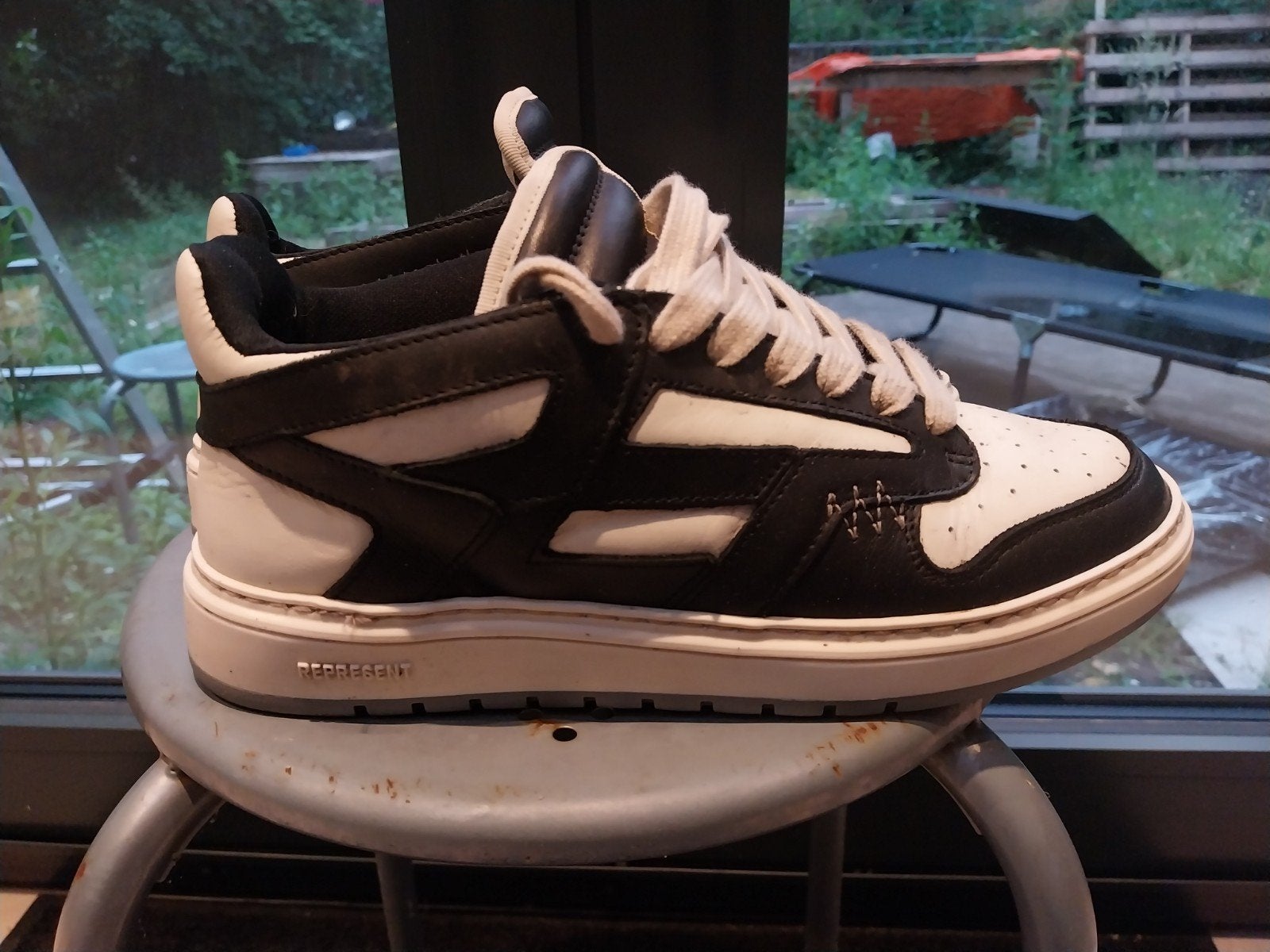 Represent Raptor Low Sneakers Zwart/Wit - Maat 40, Ophalen of Verzenden