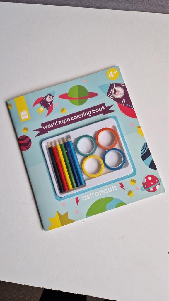 Hema Washi Tape Kleurboek Astronauten, Ophalen of Verzenden, Nieuw, Knutselen