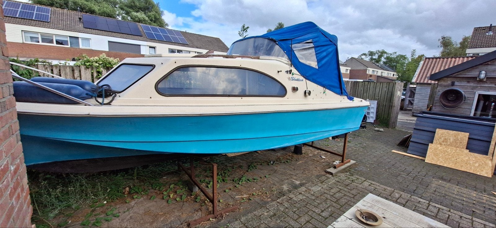 shetland 535 met 9.9pk 4t evinrude, Ophalen, Zo goed als nieuw, Drie personen of meer, Overige typen