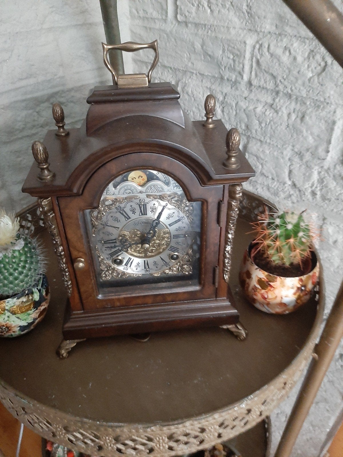 twee tafel klokken, Antiek en Kunst, Antiek | Klokken, Ophalen of Verzenden