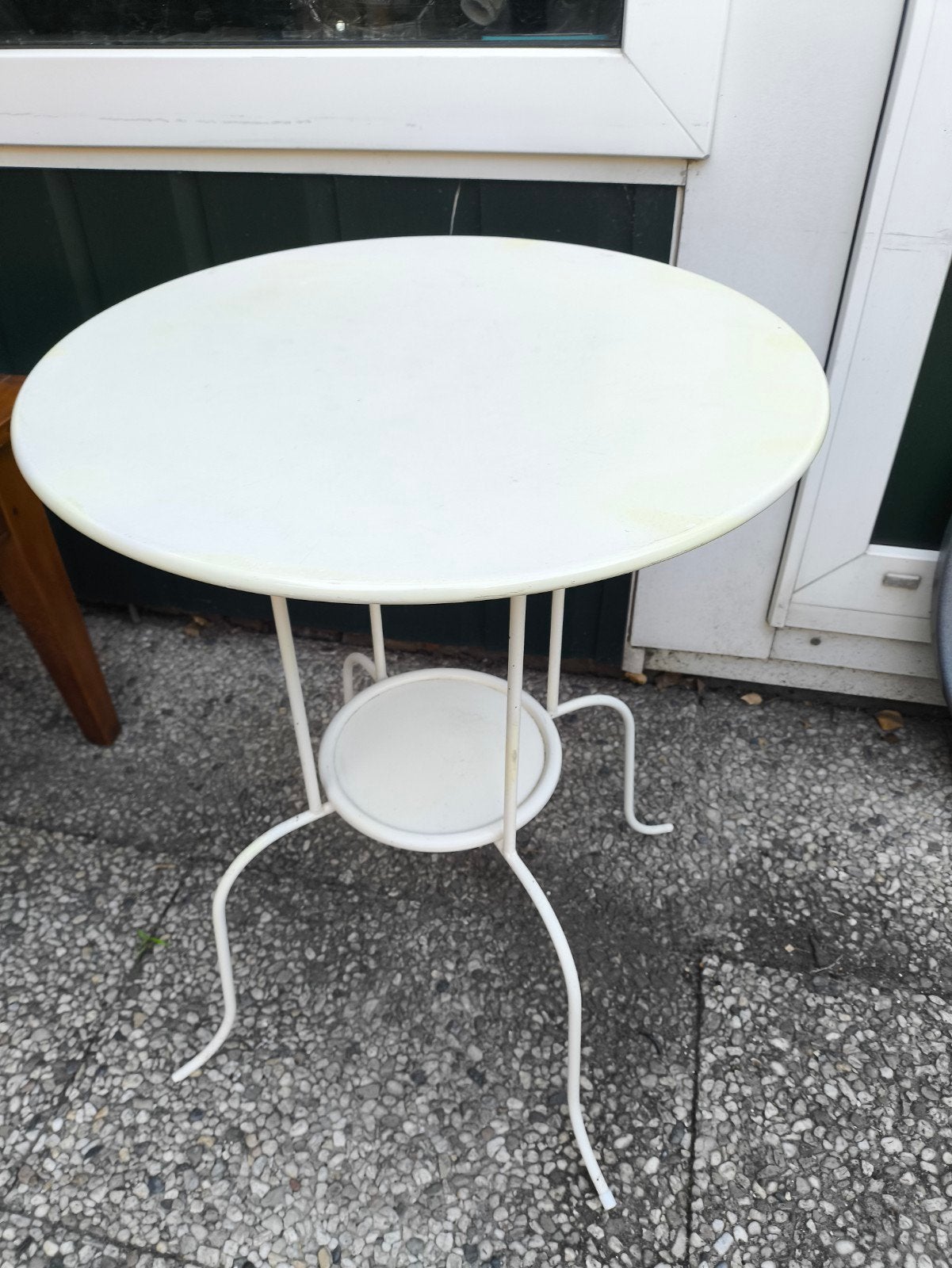 Tafeltje, Tuin en Terras, Tuintafels, Ophalen, Gebruikt, Rond, Metaal