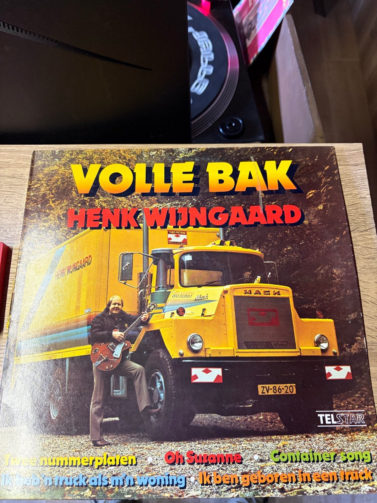 Volle Bak - Henk Wijngaard LP (1978), Ophalen of Verzenden, Gebruikt, Levenslied of Smartlap