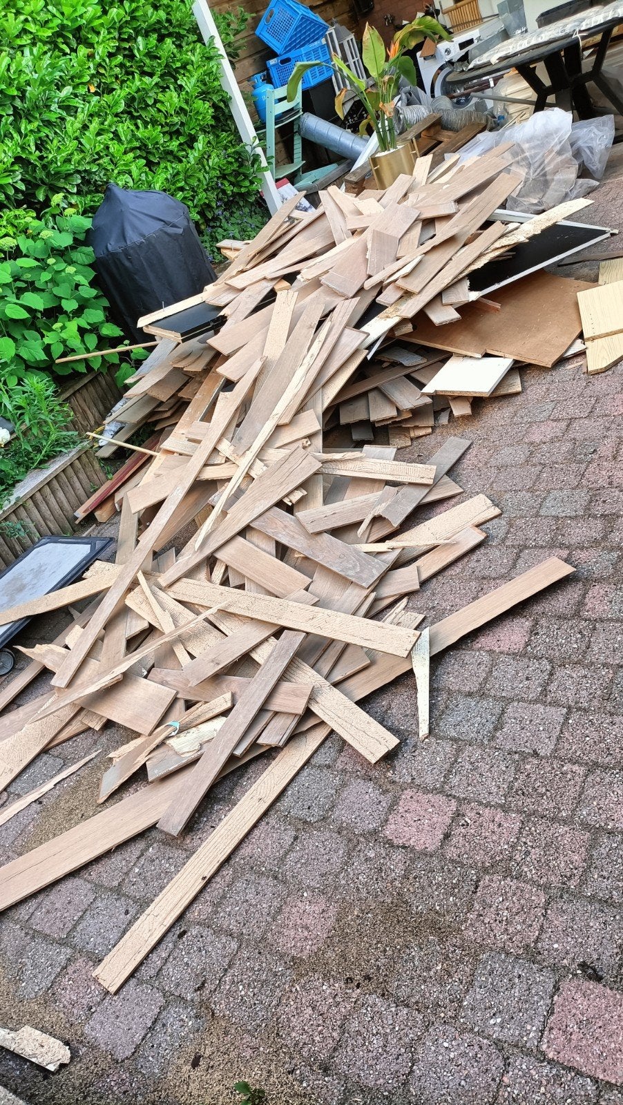 Droog hout voor de buiten kachel, Minder dan 3 m³, Ophalen