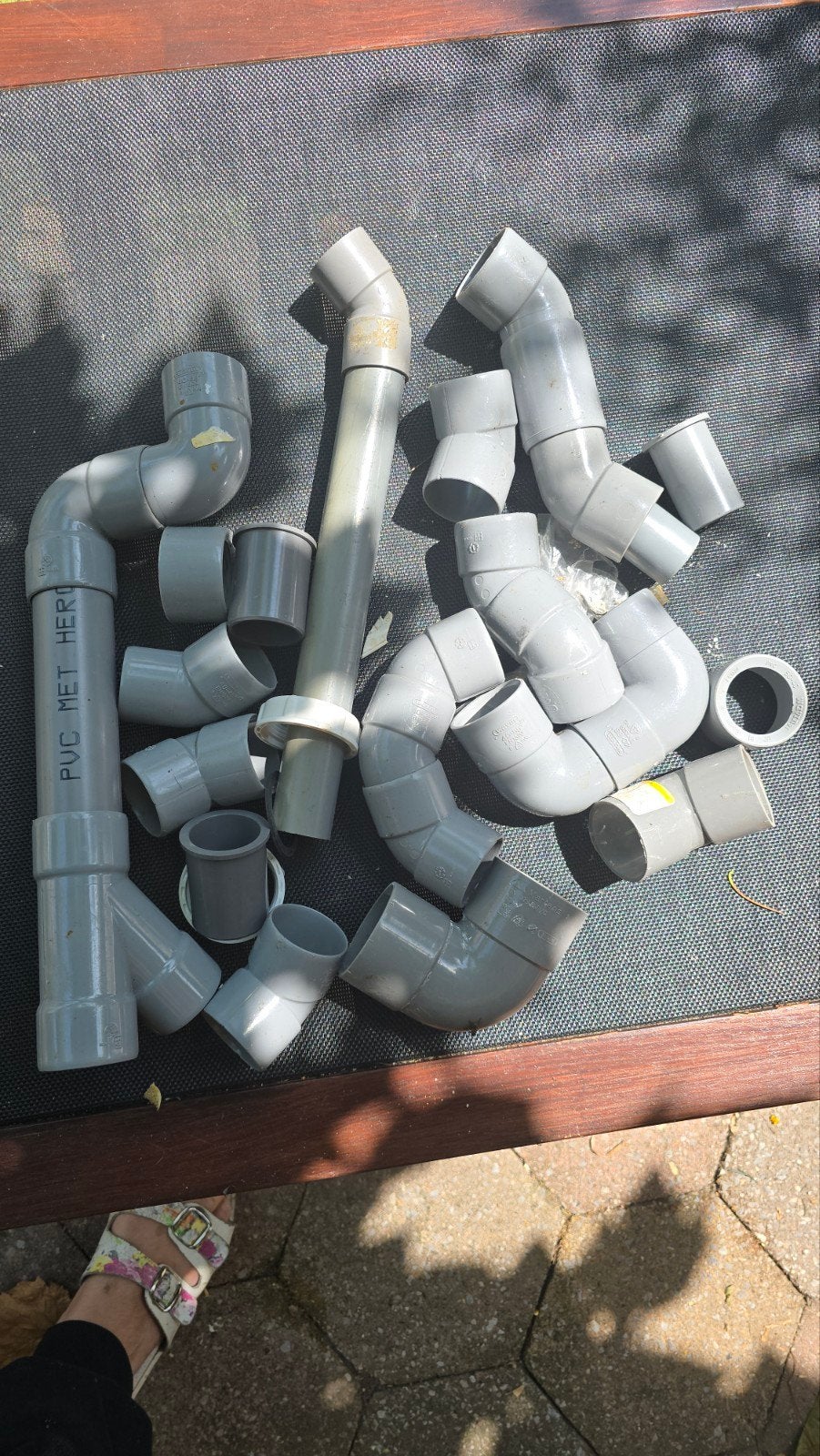 Pvc hulstuk bochten partijtje, Ophalen of Verzenden