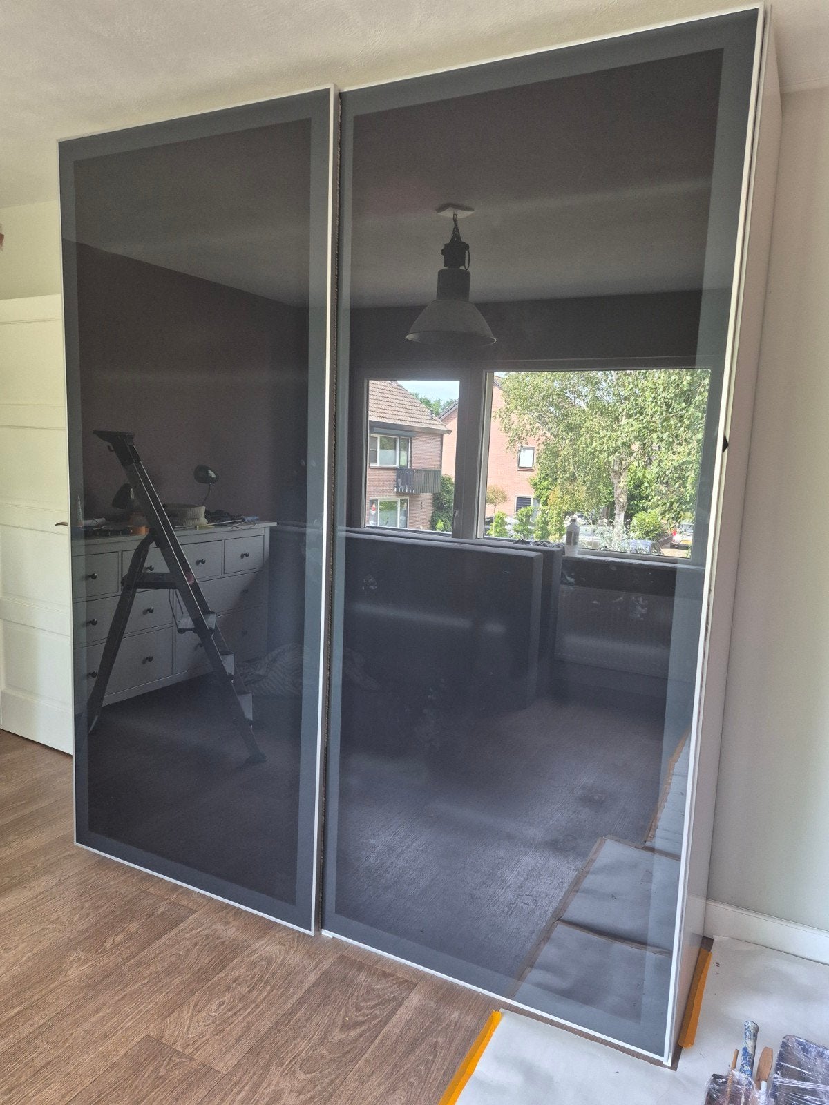 IKEA PAX kast deuren 200x236cm met rails, Ophalen
