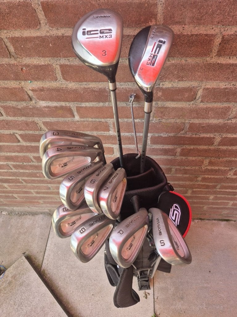 Dames/ heren Skymax golfset graphite €175,-, Sport en Fitness, Golf, Ophalen of Verzenden, Zo goed als nieuw, Set