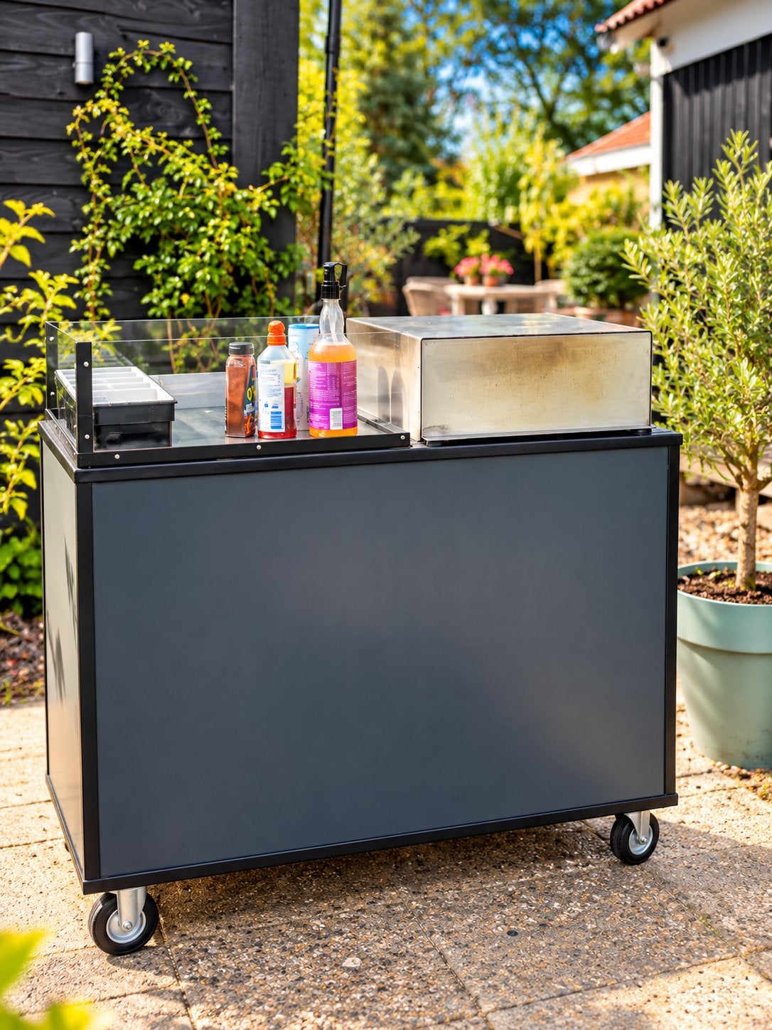 Mobiele horeca unit | wafelkraam op wielen | mini foodtruck, Ophalen, Gebruikt, Bakkerij en Slagerij