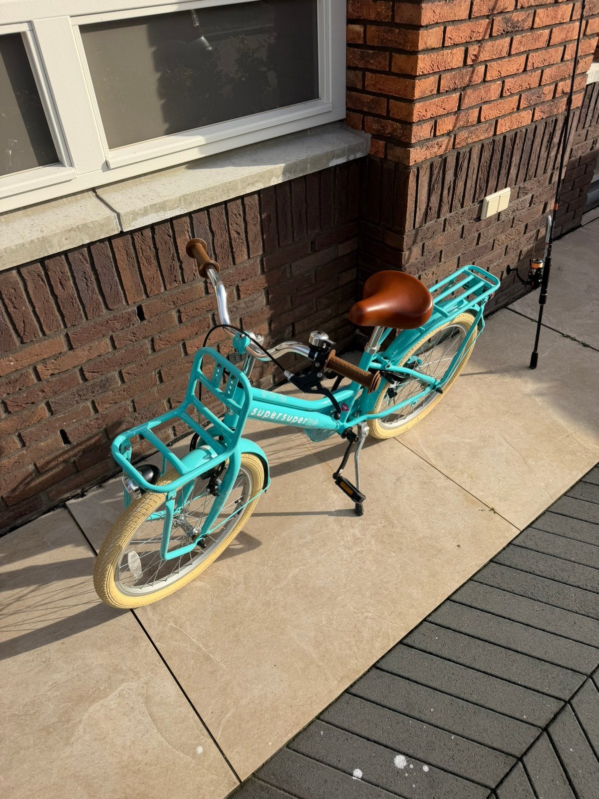 Kinderfiets, Fietsen en Brommers, Ophalen, Gebruikt, Terugtraprem, 20 inch of meer
