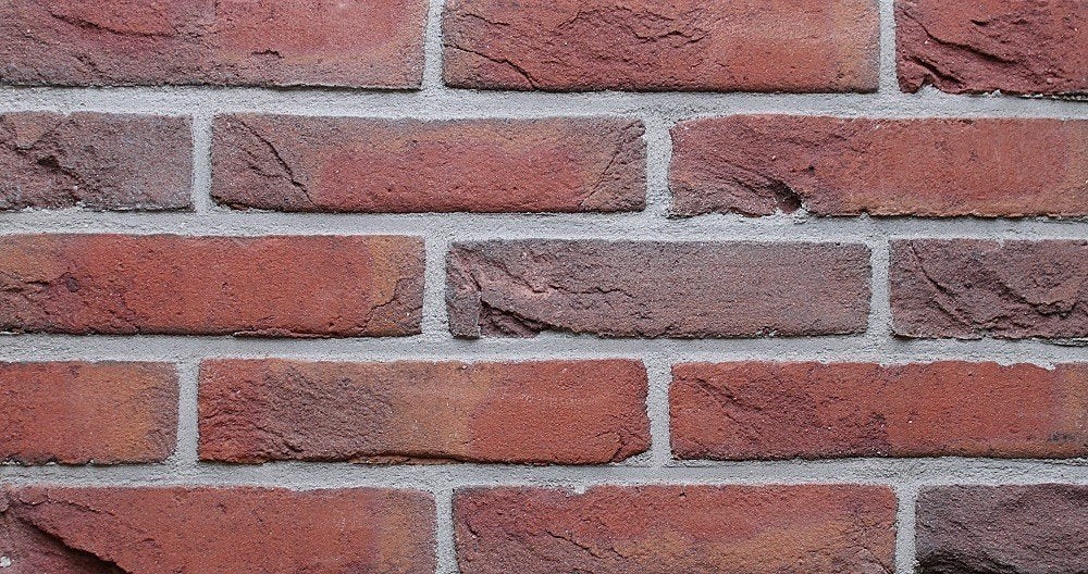 art A4402 rood paars nuance handvorm waalformaat, Ophalen of Verzenden, Nieuw, Bakstenen